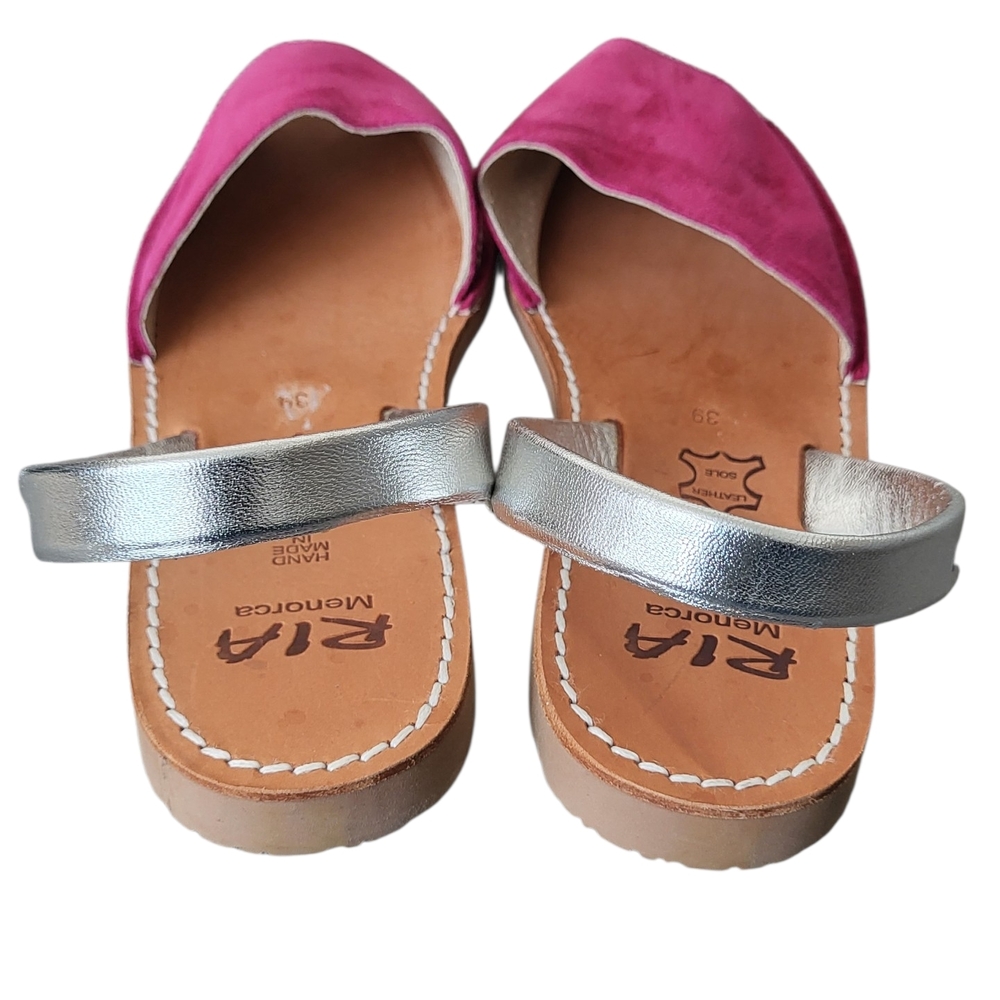 Avarcas Menorcan Womens Sandals Morell in Fuchsia Pink Size 39 - Picture 4 of 5